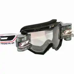 Goggles MX Roll Off Clear Lens Black