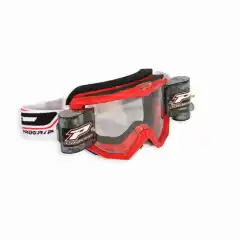 Goggles MX Roll Off Clear Lens Red