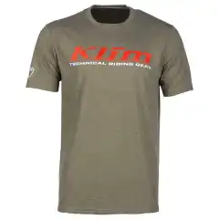 K Corp SS T Military Green - High Risk Red