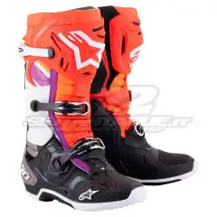 BOOTS TECH 10  BLACK/RED FLUO/ORANGE FLUO/WHITE