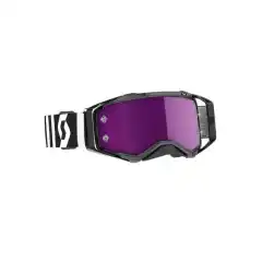 Scott Prospect MX Brille - Sort/Hvit Lilla Krom WORKS Linse