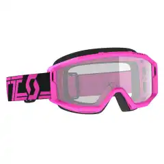 Scott Primal MX Brille - Sort/Rosa Klar linse