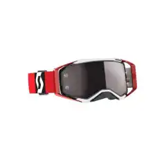 Scott Prospect MX Brille - Rød/Sort Sølv Krom WORKS Linse